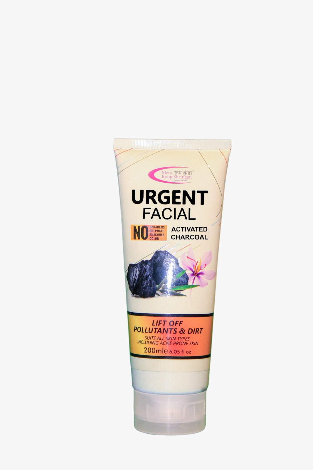 Mera Roop Shringar Urgent Facial Activated Charcoal Face Wash – 200ml