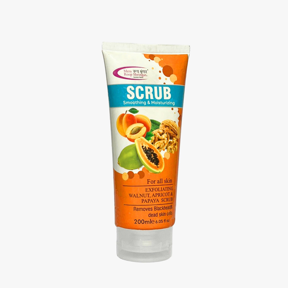 Mera Roop Shringar Walnut, Apricot & Papaya Face Scrub – 200ml