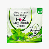 HFZ Mint Bleach Cream with Serum & Capsule (4-in-1)
