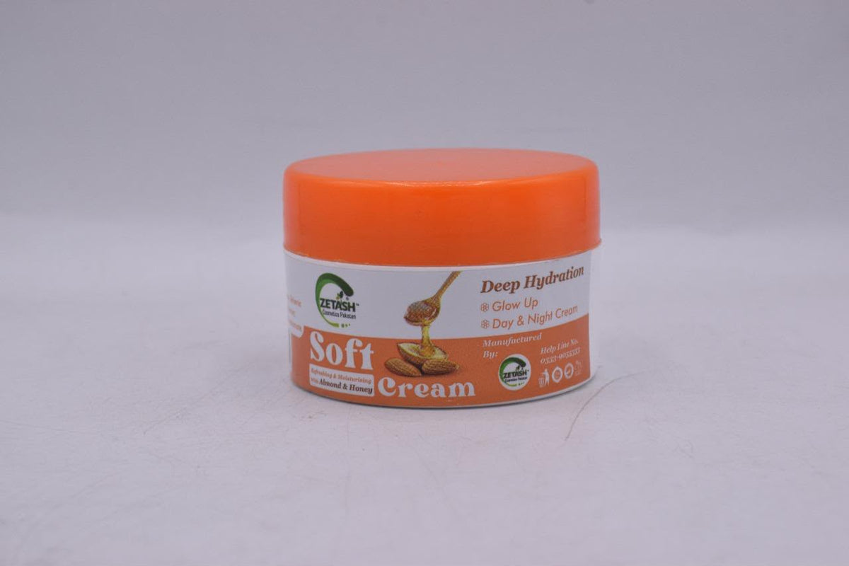 ZETASH Soft Cream with Almond & Honey