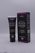 ZETASH Well Black Mask Premium | Vitamin E Detoxifying Black Peel-Off Facial Mask | 3D Face Mask