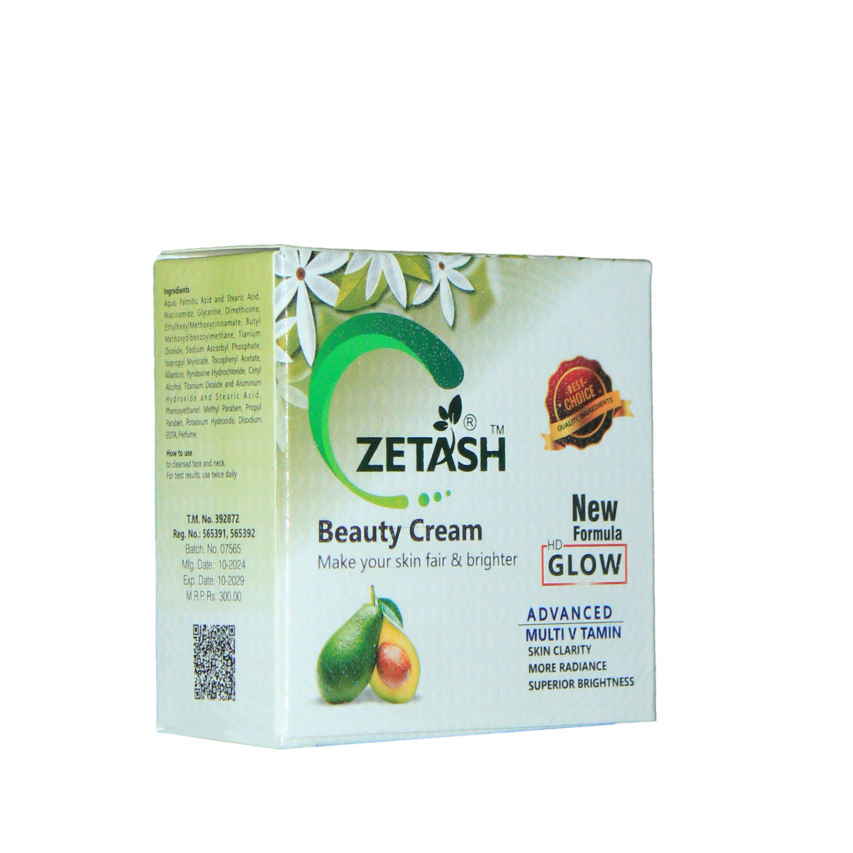 Zetash Beauty Cream - New Formula for Radiance and Fairness